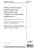 BS 5415-2.2:SUPPLEMENT NO. 1:1986