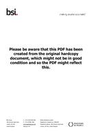 BS PP 8888-1:2007 SINGLE COPY