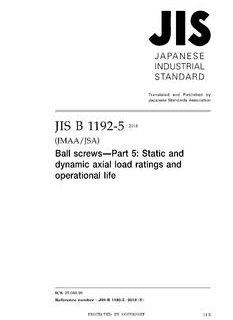 JIS B 1192-5:2018