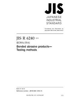 JIS R 6240:2018