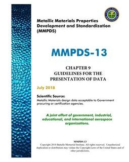 MMPDS MMPDS-13 Chapter 9