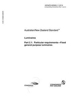 AS/NZS 60598.2.1:2014
