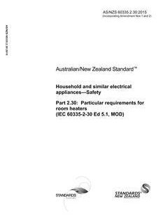 AS/NZS 60335.2.30:2015