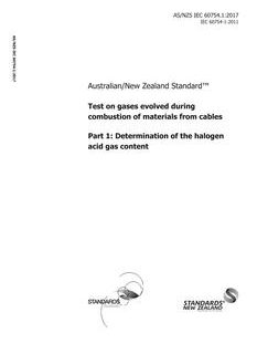 AS/NZS IEC 60754.1:2017