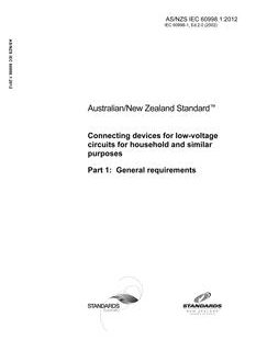 AS/NZS IEC 60998.1:2012
