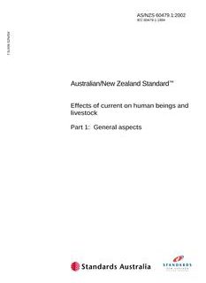 AS/NZS 60479.1-2002
