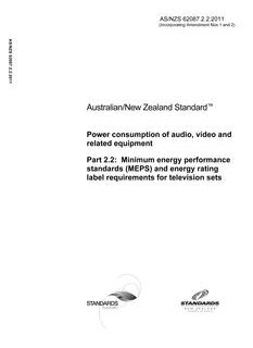 AS/NZS 62087.2.2:2011