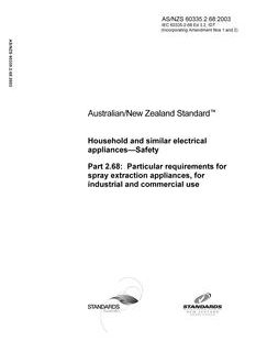 AS/NZS 60335.2.68-2003