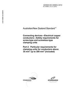 AS/NZS IEC 60999.2:2012