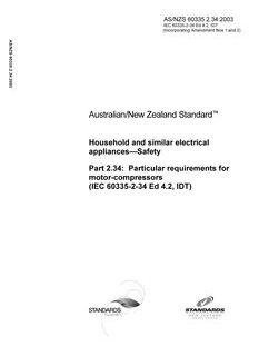 AS/NZS 60335.2.34-2003