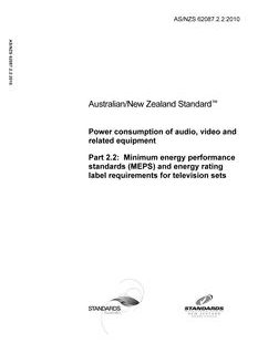 AS/NZS 62087.2.2-2010