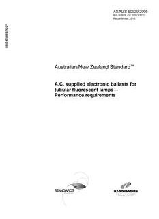 AS/NZS 60929-2005