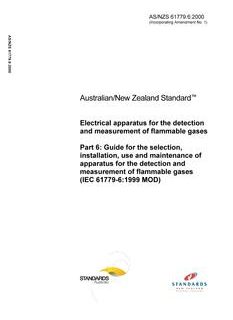 AS/NZS 61779.6-2000