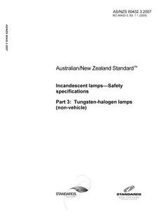 AS/NZS 60432.3:2007