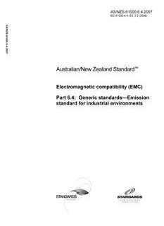 AS/NZS 61000.6.4-2007