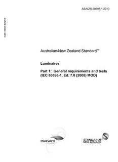 AS/NZS 60598.1-2013