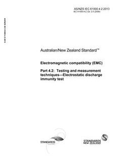 AS/NZS IEC 61000.4.2:2013