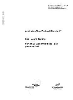AS/NZS 60695.10.2:2004