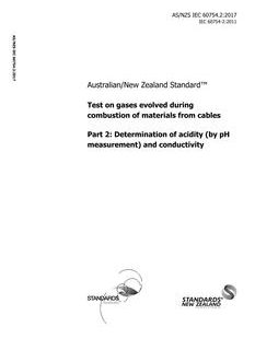 AS/NZS IEC 60754.2:2017