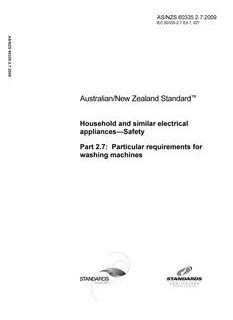 AS/NZS 60335.2.7-2009