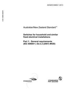 AS/NZS 60669.1:2013