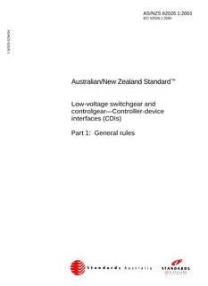 AS/NZS 62026.1:2001