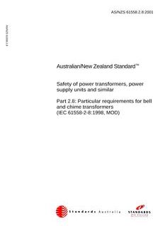 AS/NZS 61558.2.8-2001