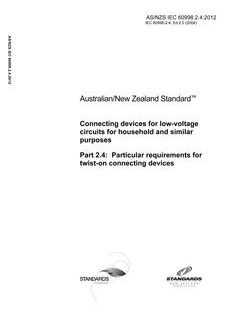 AS/NZS IEC 60998.2.4:2012