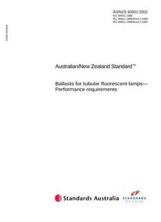 AS/NZS 60921:2002