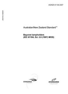 AS/NZS 61184:2007
