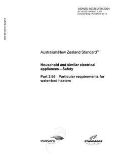 AS/NZS 60335.2.66-2004