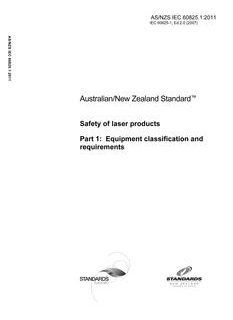 AS/NZS IEC 60825.1-2011