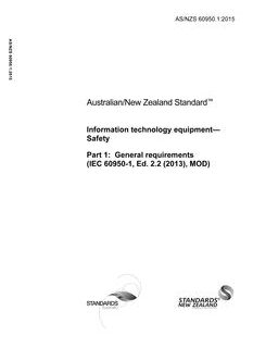 AS/NZS 60950.1:2015