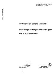 AS/NZS IEC 60947.2:2015