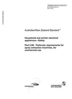AS/NZS 60335.2.68:2013