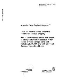AS/NZS IEC 60331.1:2017