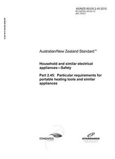AS/NZS 60335.2.45:2012