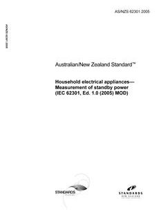 AS/NZS 62301:2005