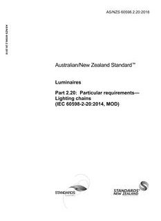 AS/NZS 60598.2.20:2018
