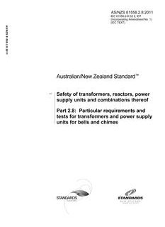 AS/NZS 61558.2.8:2011