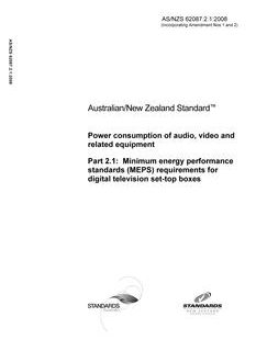 AS/NZS 62087.2.1:2008