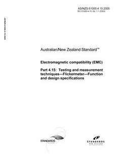 AS/NZS 61000.4.15-2005