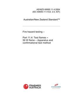 AS/NZS 60695.11.4:2004