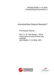 AS/NZS 60695.11.10:2001