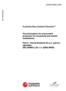 AS/NZS 60898.2:2004