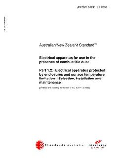 AS/NZS 61241.1.2:2000