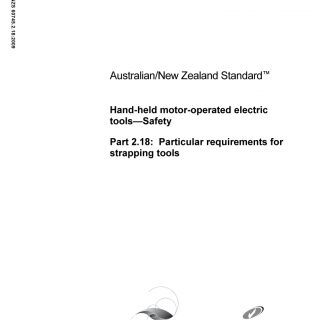 AS/NZS 60745.2.18:2009