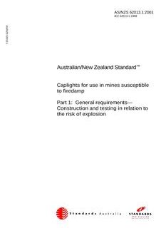 AS/NZS 62013.1:2001