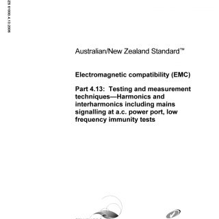 AS/NZS 61000.4.13-2006