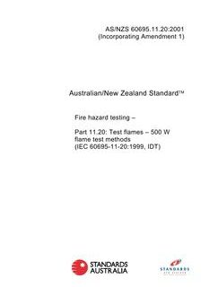AS/NZS 60695.11.20:2001